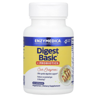 Enzymedica Digest Basic + Probiotics 30 capsules , Ферменты
