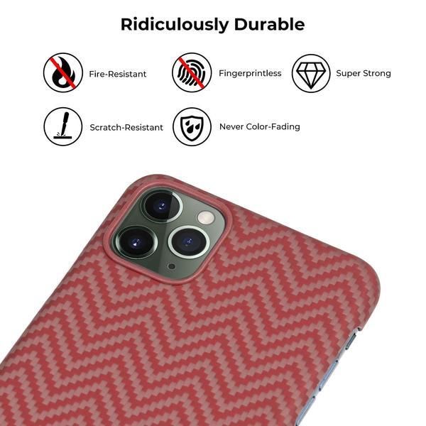 Чехол Pitaka MagEZ Case для Apple iPhone 11 Pro (Red/Orange Herringbone)