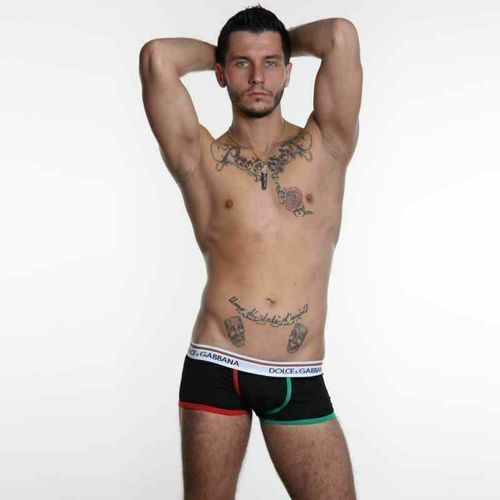 Мужские трусы хипсы черные Dolce Gabbanna Milano Boxer Black