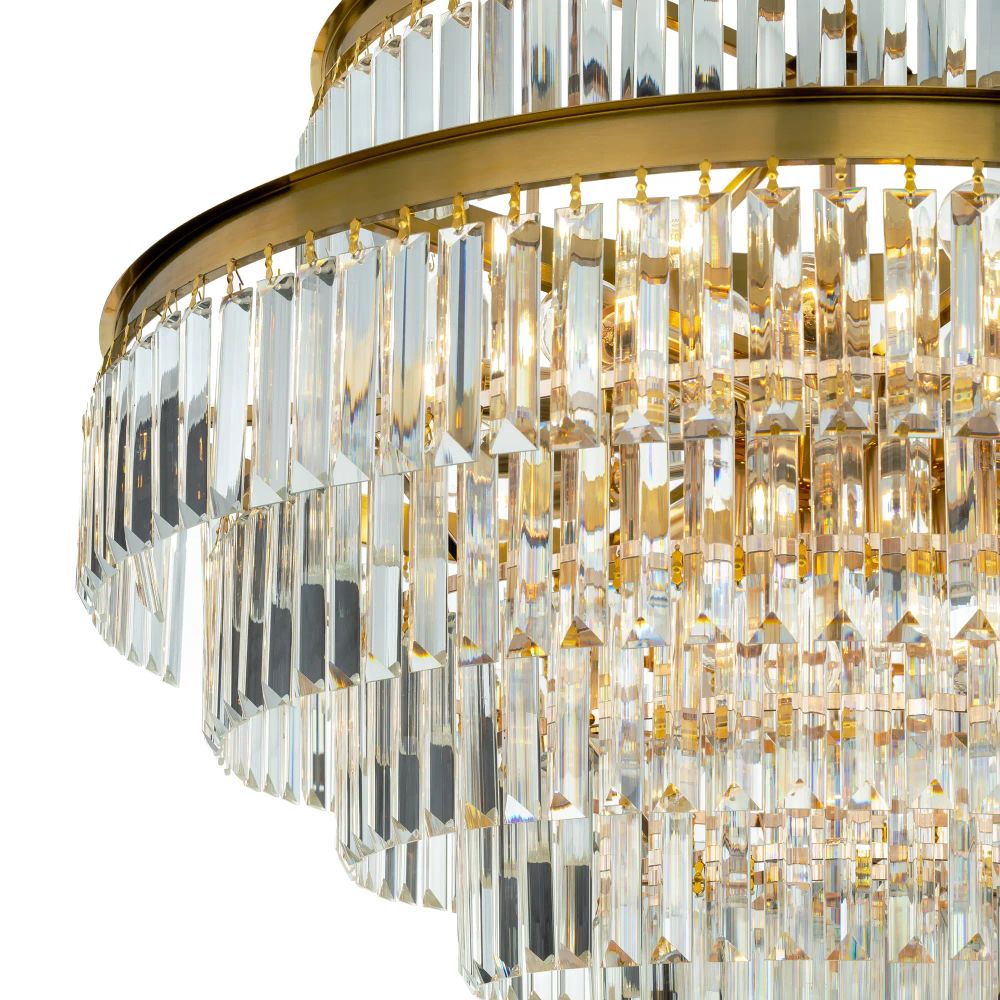 Citilux Ricky CL314273 Люстра подвесная хрустальная