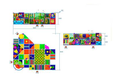 Детский игровой лабиринт «Краски веселья»