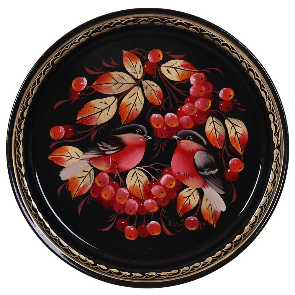Zhostovo metal tray A5D280225191
