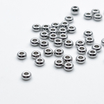 Бусина Рондель, сталь, размер 3*1,5 мм, цена за 20 штук