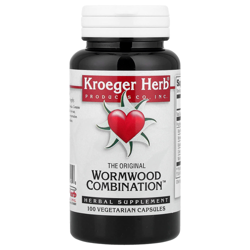 Kroeger Herb Co, Wormwood Combination™, 100 вегетарианских капсул