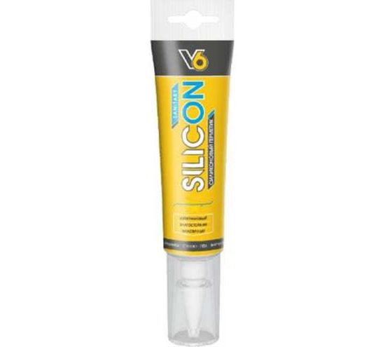 Герметик V6 силикон. санит. белый 80 мл