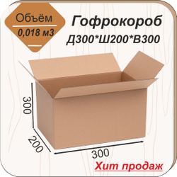 Гофроящик 300*200*300