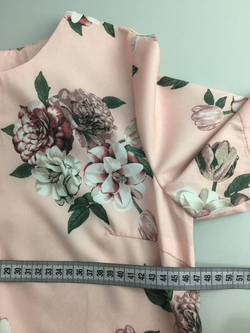 Блузка Deniza розовая с цветами 46 размер, новая