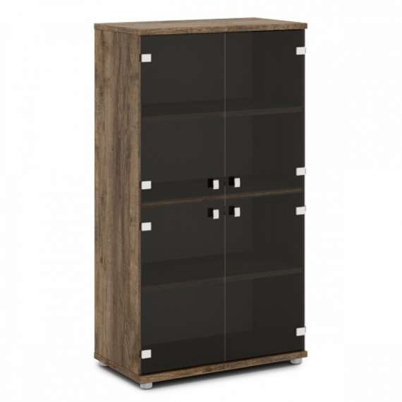 Шкаф со стеклом средний 820х440х1490 V-668