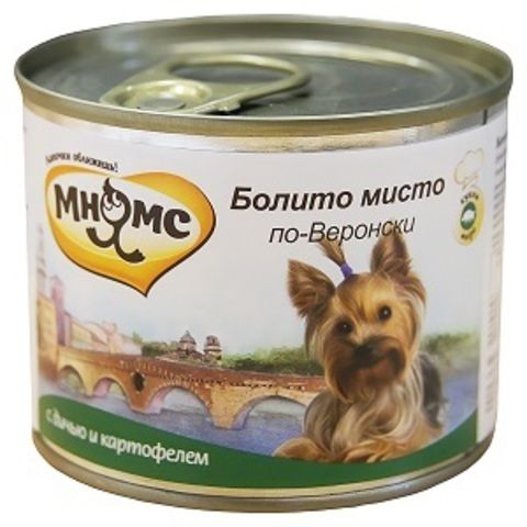 Мнямс консервы для взрослых собак всех пород Болито мисто по-веронски дичь с картофелем