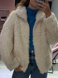 Шуба White sheep молочный