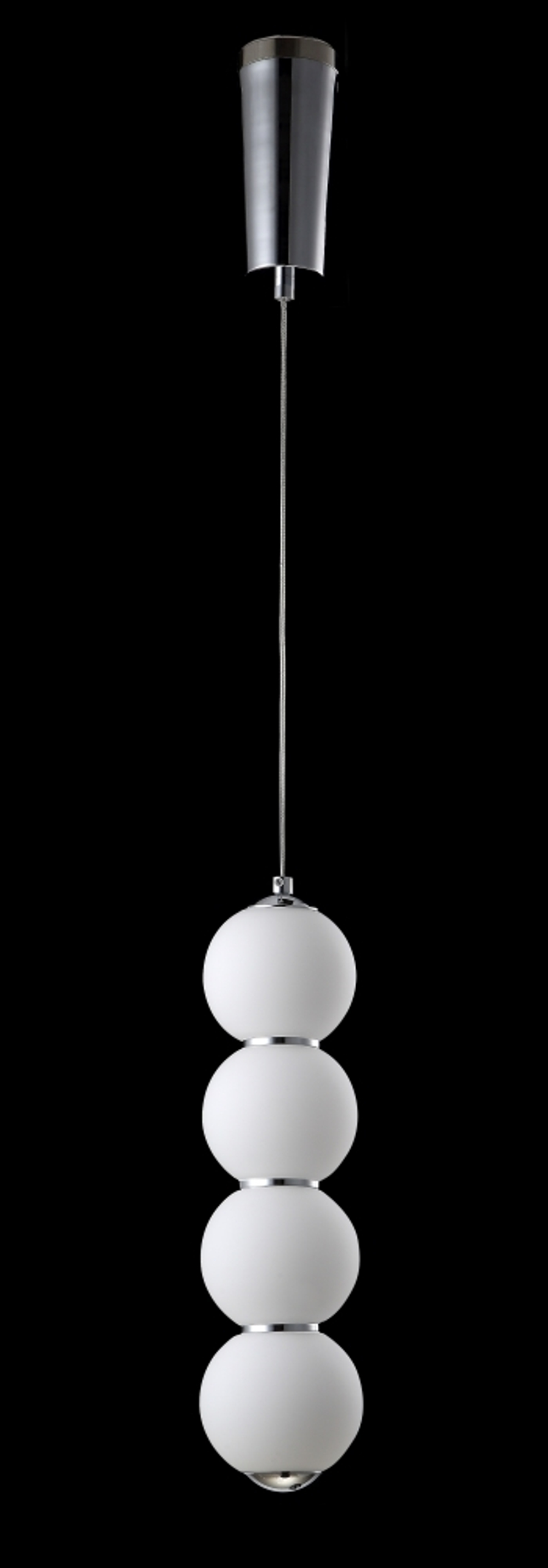 Подвесной светодиодный светильник Crystal Lux DESI SP4 CHROME/WHITE