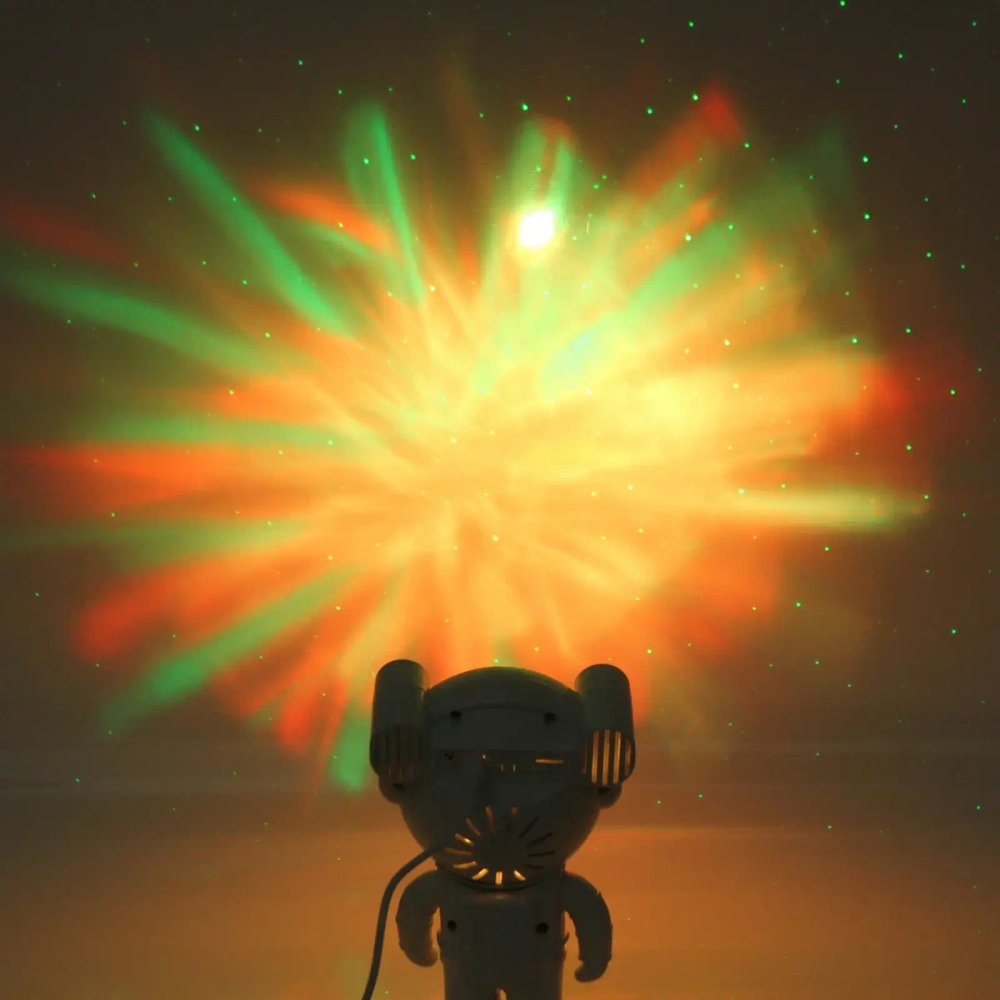 Световой прибор Лазер «Космонавтика» 20*11,5*10 см, Bluetooth, TF Card, пульт д/у, питание от USB (Type-C)