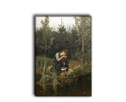 Картина "Аленушка", Васнецов, печать на холсте