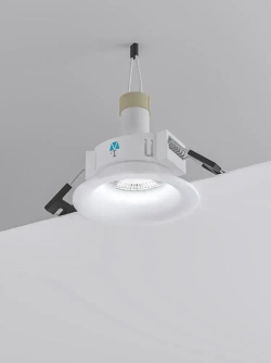 Встраиваемый светильник Interiorlight Atom BL003R-W, GU10