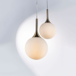 813011 Подвес GLOBO 1х40W E14 бронза/белый