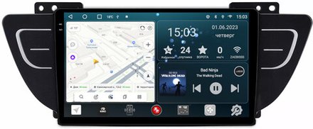 Магнитола для Geely Atlas 2018-2021 - RedPower 149 Android 10, QLED+2K, ТОП процессор, 6Гб+128Гб, CarPlay, SIM-слот