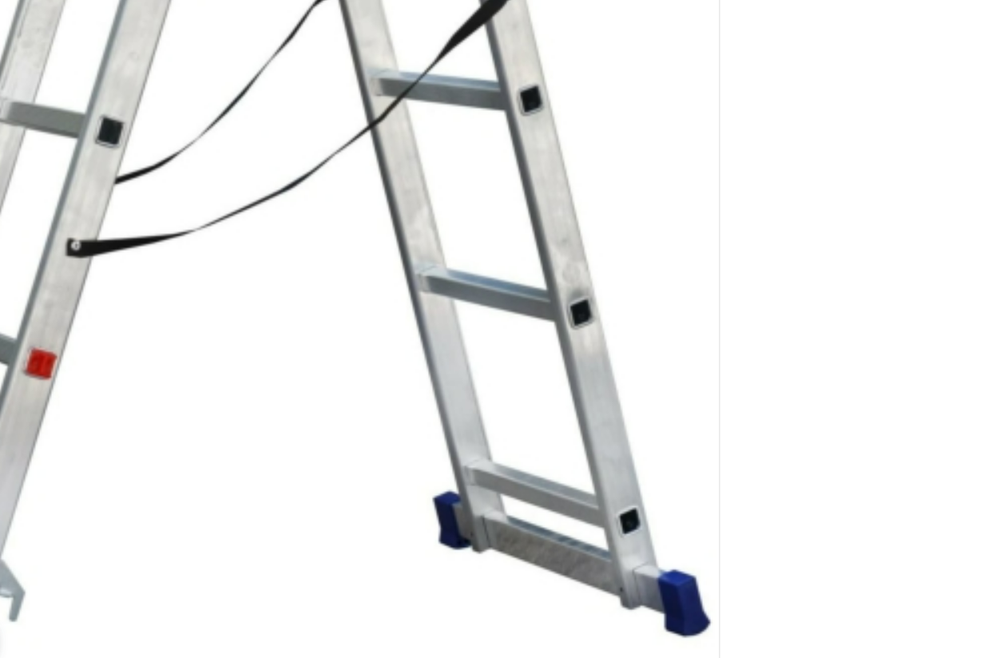 Лестница алюминиевая двухсекционная 13 ступеней SMARTY/SN011-213