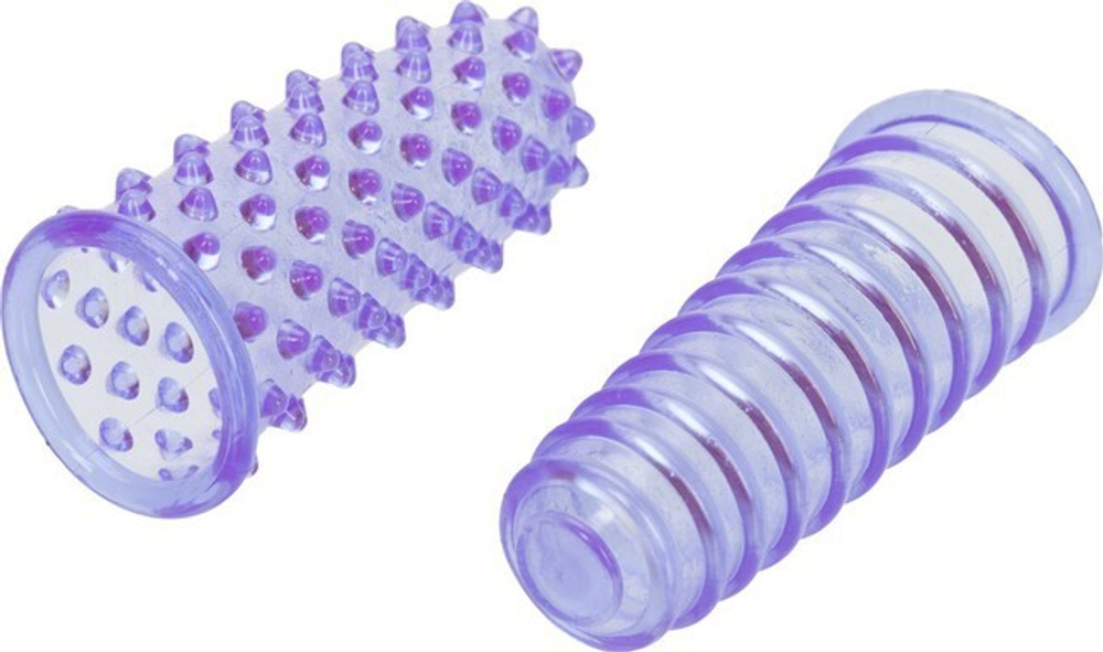 Насадки на пальцы Lustfingers Soft Bumpy (Цвет: фиолетовый)