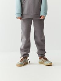 Джоггеры с карманами "Графит" утепленные 7+