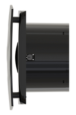 Вентилятор накладной WAVE D120 обр.клапан Black classic ERA