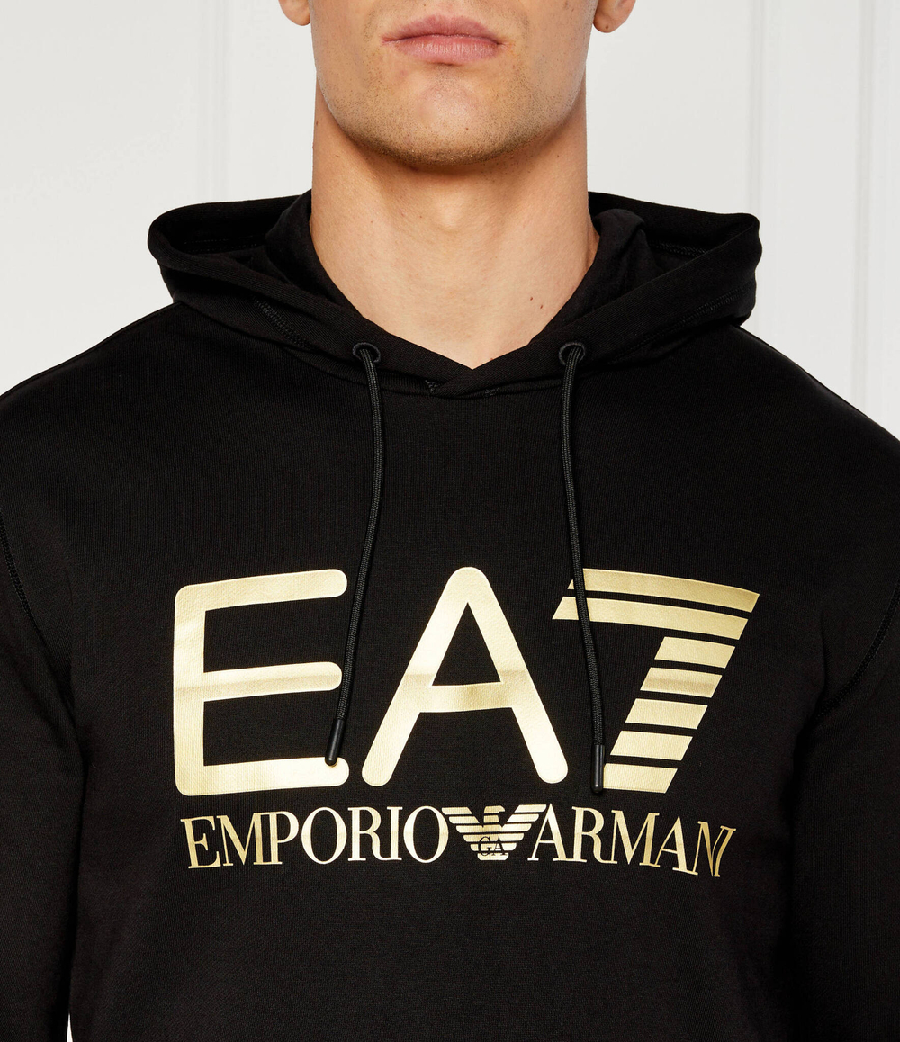 Худи EA7 - черный(6DPM16 PJSHZ)