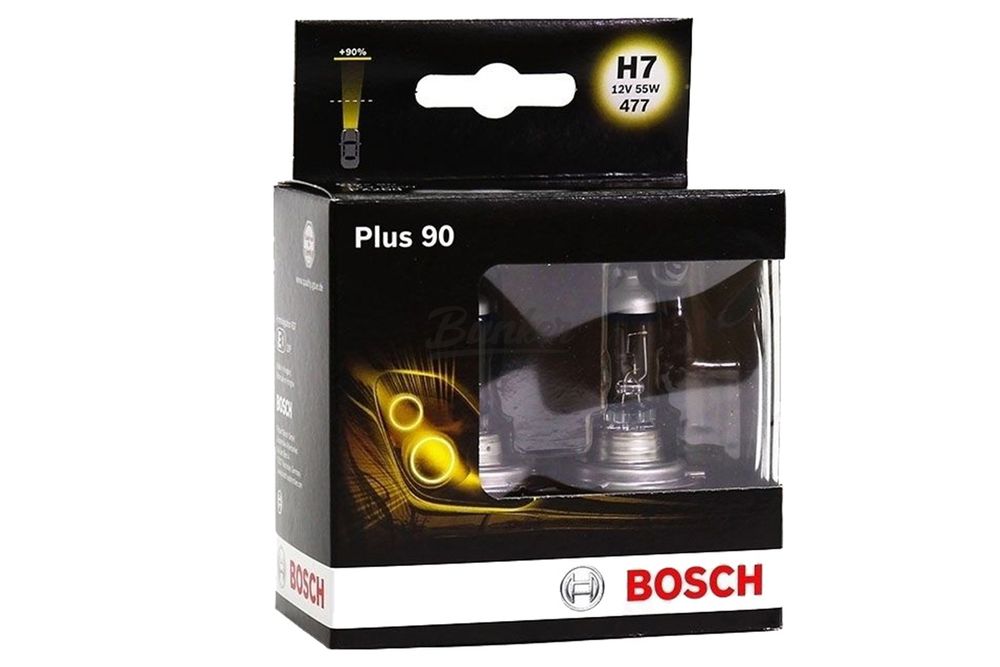 1987301075 Лампа H7 +90 Bosch, (компл.)