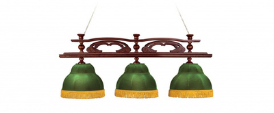 Лампа Венеция 3 плафона - ясень