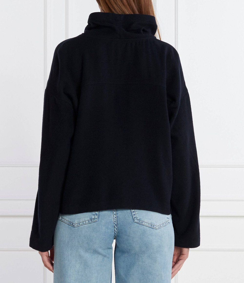 Хлопковый свитер Emporio Armani - темно-синий(H3NK2G C9926)