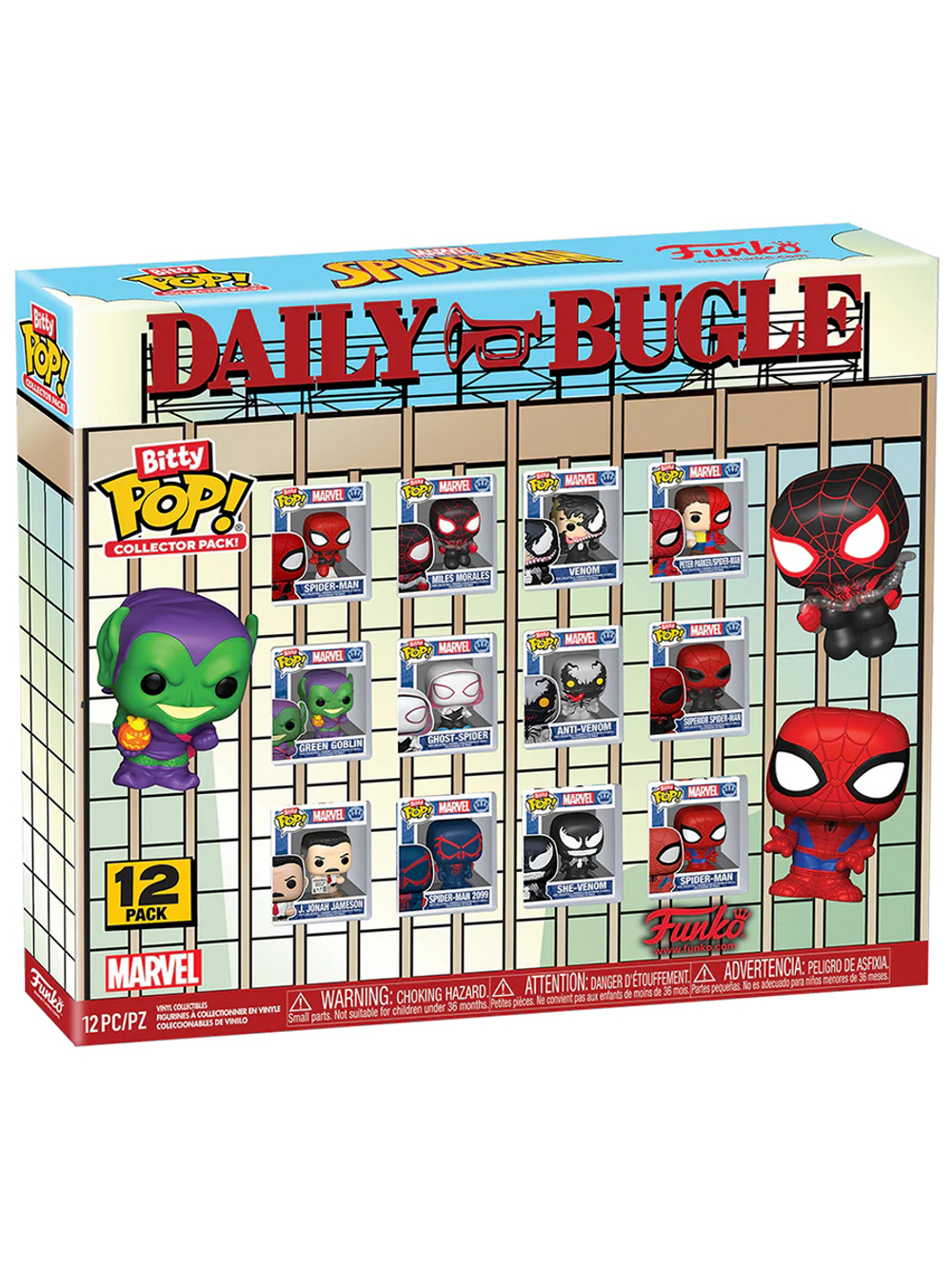 Набор подарочный Funko Bitty POP! Marvel Daily Bugle Spider-Man 12шт 88985