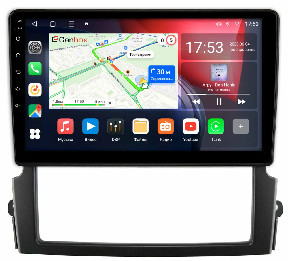 Магнитола для KIA Sorento 2006-2011 - CanBox 9337 Android 10, 8-ядер, SIM-слот