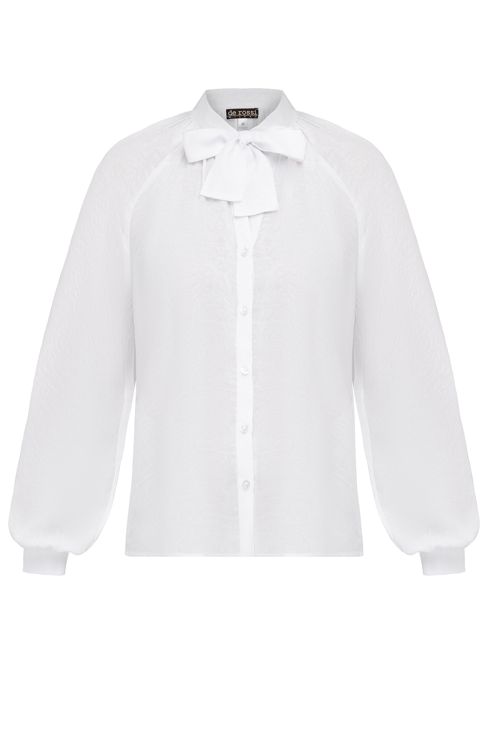 Блузка из вискозы с жаккардовым рисунком Bianca