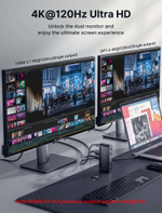 JSAUX Steam Deck OLED док-станция для ноутбука USB-C, док-станция 11-в-1 с HDMI и DP 8K при 30 Гц, PD 100 Вт, Gigabit Ethernet, аудиоразъем 3,5 мм, совместимый с Steam Deck LCD / OLED