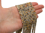 Нить бусин из яшмы 3,3мм ("таблетка")