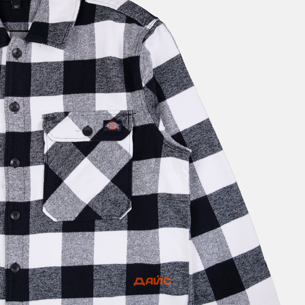  Рубашка мужская Dickies Sacramento Long Sleeve Shirt артикул:WLR23BLK - купить в магазине Дайс