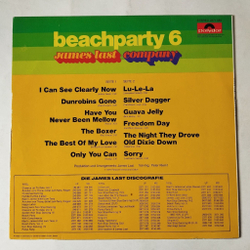Винтажная виниловая пластинка LP James Last Company Beachparty 6 (Germany 1975)