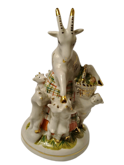 Статуэтка "Коза и семеро козлят", (ЛФЗ), СССР, 1970-1991 гг.