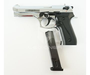 Охолощенный пистолет Beretta 92 СО Курс-С (B92 СО) 10ТК Хром