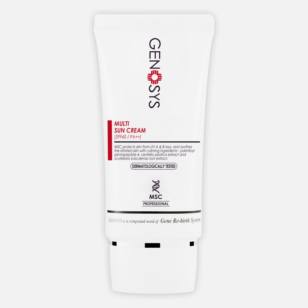 GENOSYS Multi Sun Cream SPF 40+ PA++ Cолнцезащитный мультифункциональный крем, 40 мл