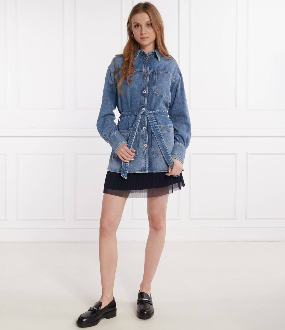 Джинсовая куртка MANDY Pepe Jeans London - голубой(PL402393)