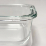 Контейнер стеклянный Fårö, квадратной формы, с крышкой, 1100 мл