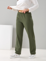 Костюм с брюками КБфп-584/принт-хаки-п