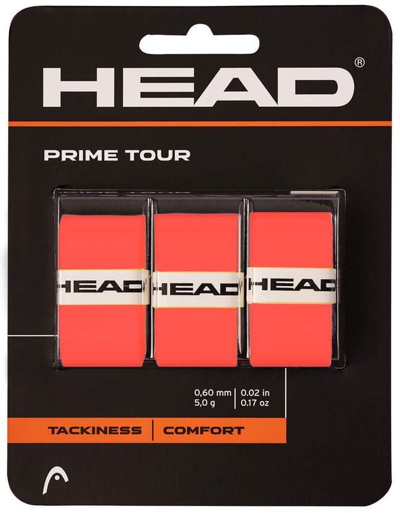 Теннисные намотки Head Prime Tour (3P) - Розовый