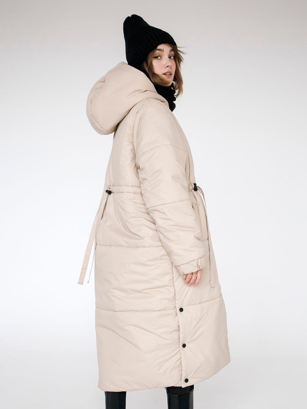 Купить Пуховик ko-ko-ko зимний женский бежевый Пуховик ko-ko-ko зимний женский бежевый