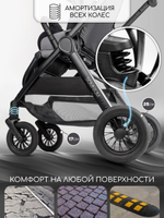 Прогулочная коляска с реверсивным блоком Amarobaby, Somnium