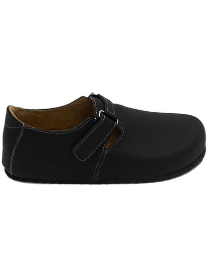 01 | "Nana" | Женские полуботинки (черный перфорация)