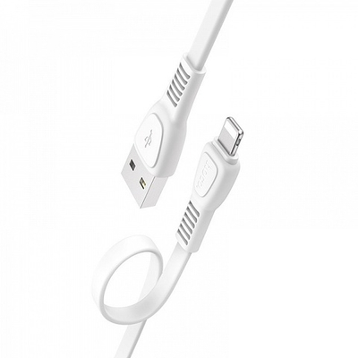Кабель HOCO X40 USB-Lightning 2.4А 1м TPE White