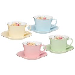 КОФЕЙНЫЙ НАБОР LEFARD "ВРЕМЕНА ГОДА" НА 4 ПЕР. 8 ПР. 180 МЛ МИКС (КОР=12НАБ.)