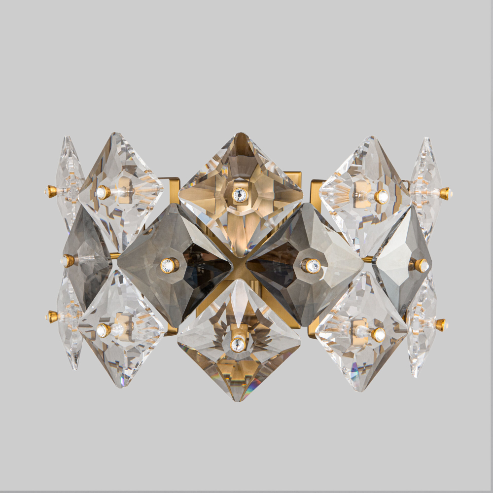 Настенный хрустальный светильник 371/3 Strotskis