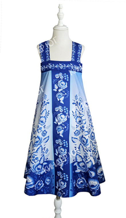 Сарафан "Гжель" К803-1