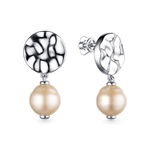 Серьги из серебра pearl